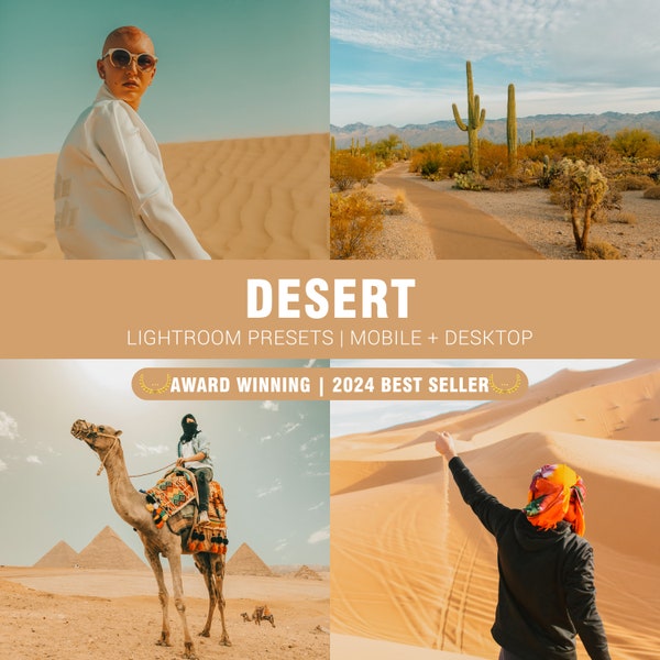 Desert Presets-Sahara-Professional Photography-Mobile & Desktop Lightroom Preset Bundle Instagram-Photo Filter-DNG-XMP-Lightroom-Photoshop