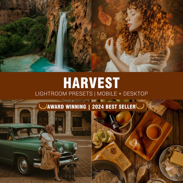 Harvest Presets-Professional Photography-Mobile & Desktop Lightroom Preset Bundle Instagram-Photo Filter-DNG-XMP-Lightroom-Photoshop