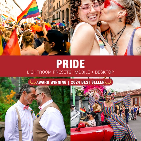 Pride Presets-Professional Photography-Mobile & Desktop Lightroom Preset Bundle Instagram-Photo Filter-DNG-XMP-Lightroom-Photoshop