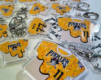 Customized Keychains for Baseball and Softball Team. Team Gifts for Baseball Players. Customized to match your teams jersey! Team Gifts