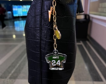 Dallas S Keychains, Customizable Star Jersey Keychain, Custom Hockey Jersey Keychain, Mini Sports Jersey, Dallas Hockey Gifts