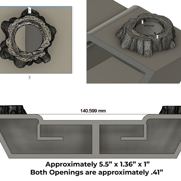 Premium Shrimp Hide with Tree Trunk Entrances