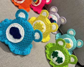 Care Bear Crochet Hat Digital Pattern UK