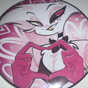 Hazbin and Helluva Buttons