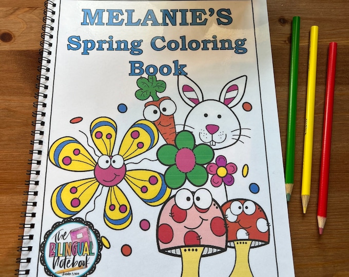 Personalized Coloring Books for Kids |Custom Name Coloring Book for Kids | Personalized Kids Birthday Gift