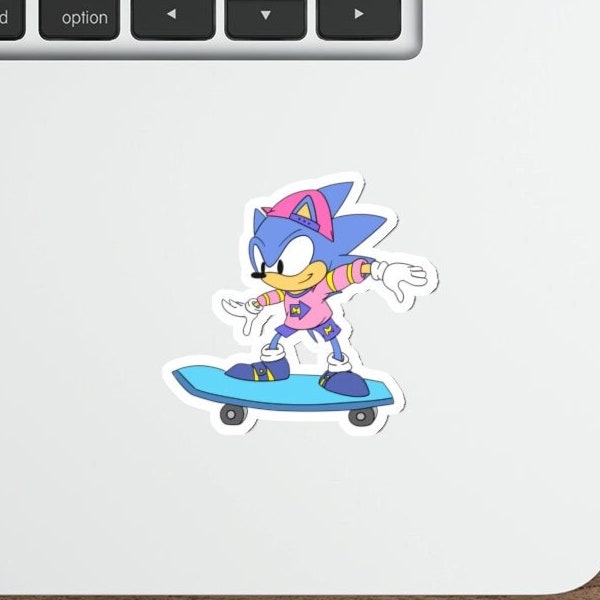 Sonic's Favorite Clothes Die-Cut Sticker