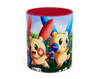 Plusle und Minun Becher - 11oz
