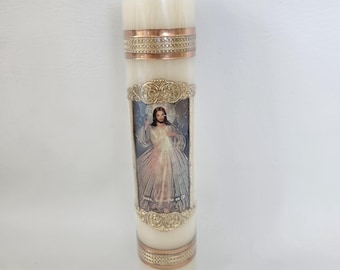 Cirio Paschal Catholic Candle Divine Mercy Jesus