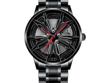 Montre BMW X5 avec étrier de frein 3D : acier, bracelet en cuir ou en résille