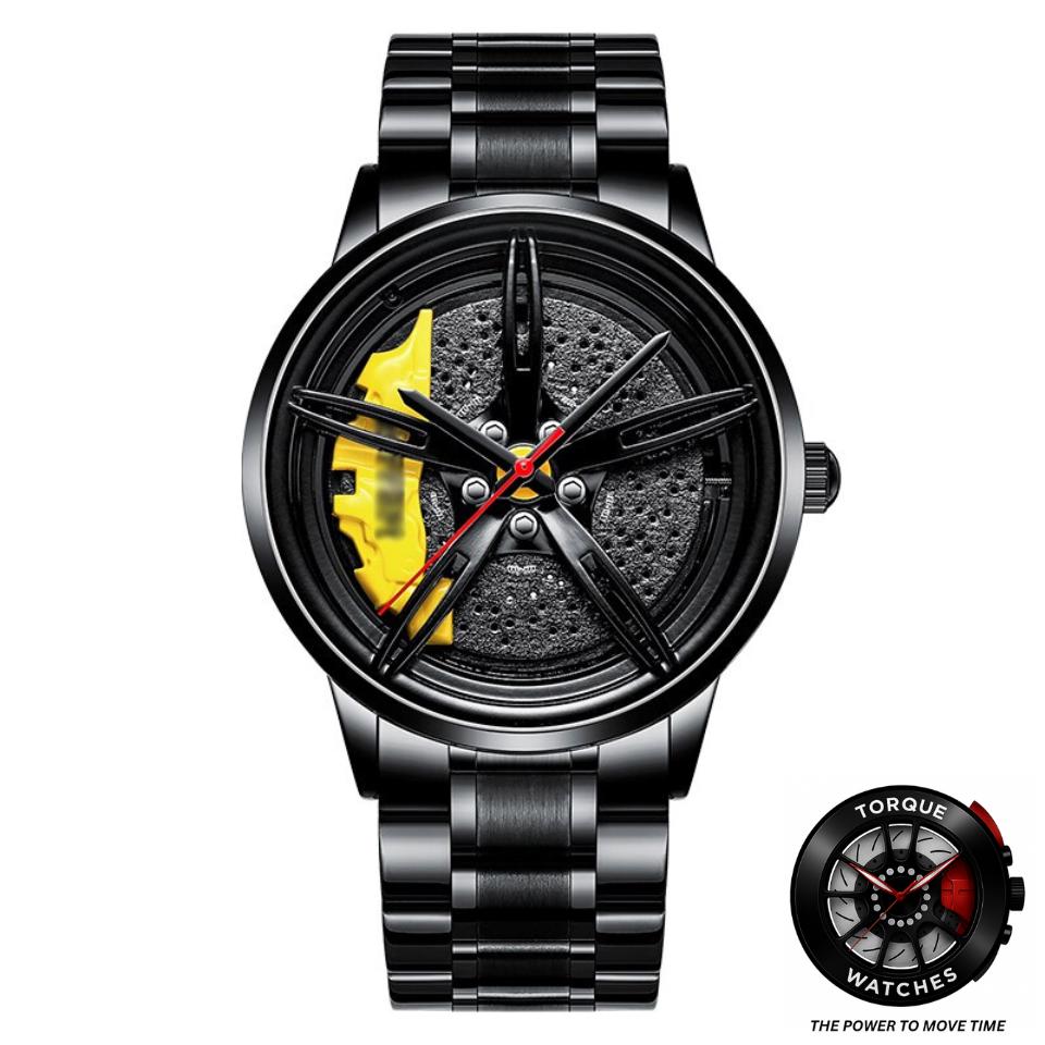 Ferrari ソリダリティ ブラックレザーベルト 時計　カーボン文字盤 Ferrari ソリダリティ ブラックレザーベルト 時計 カーボン文字盤