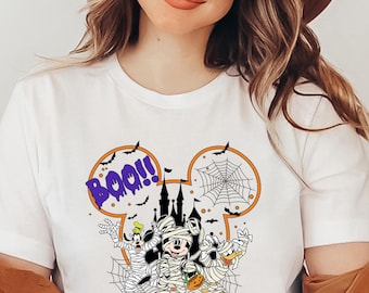 Mickey And Friends Halloween Shirt, Disney Family Matching Halloween Shirts, Disneyland Halloween Shirt, Disney Halloween Family Shirt