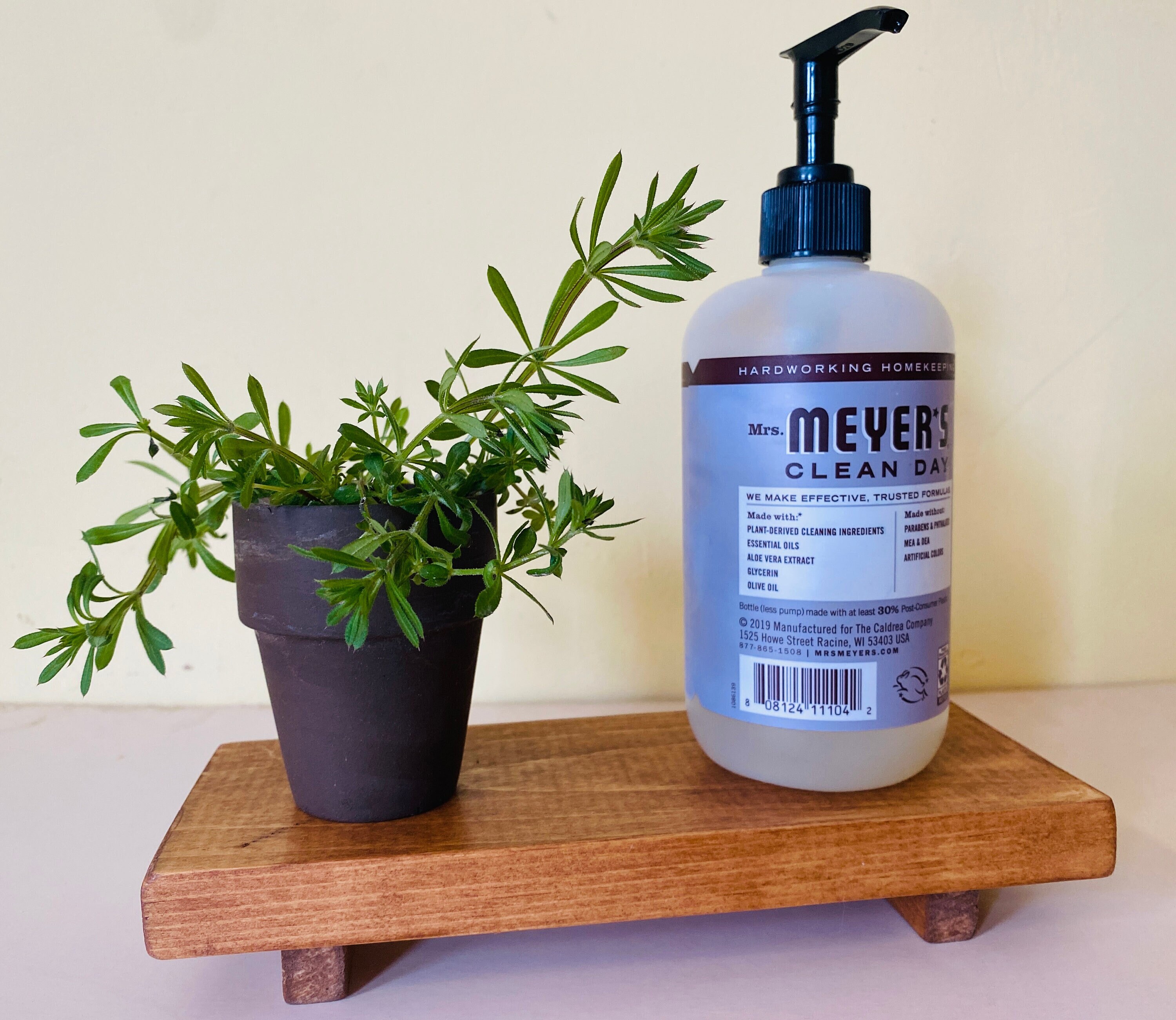 Wood Riser Rustic Soap Tray Bathroom Pedestal Product Display Kitchen ...