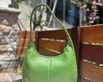 VINTAGE COACH ERGO ショルダーバッグ 9033 黄緑 バッグ VINTAGE COACH ERGO ショルダーバッグ 9033 黄緑 バッグ