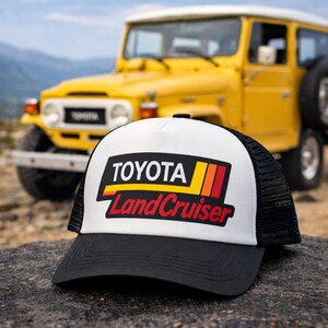 Vintage Toyota Land Cruiser Trucker Hat | Retro 4x4 Off Road Style