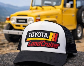 Vintage Toyota Land Cruiser Trucker Hat | Retro 4x4 Off Road Style