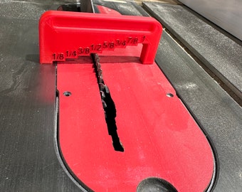 Table saw and router table height setting device
