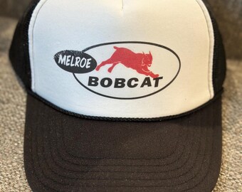 vintage style original style bobcat logo truckers hat