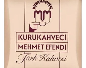 KURUKAHVECI MEHMET EFENDI türkischer Kaffee, hochwertige Arabica-Bohnen, geröstete gemahlene 100gr