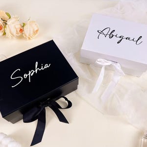 Personalized Bridesmaid Proposal Box, Custom Magnetic Gift Box