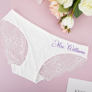 Personalized Gifts for Bride, Bride Underwear, Women Underwear, Bridal Shower Gifts, Bachelorette Party Favors, Bride Gifts, Wedding Gifts
