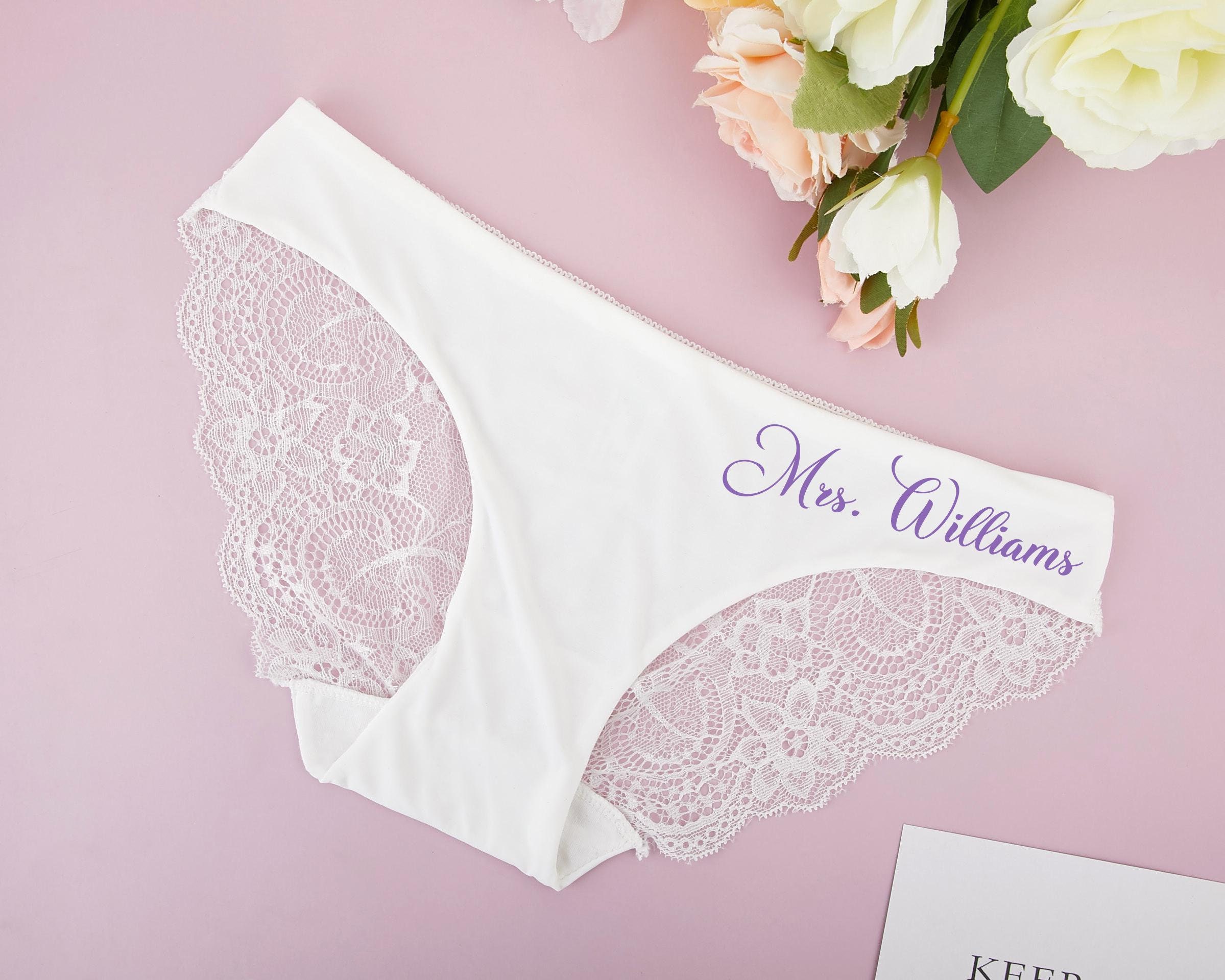 Personalized Gifts for Bride, Bride Underwear, Women Underwear, Bridal Shower Gifts, Bachelorette Party Favors, Bride Gifts, Wedding Gifts