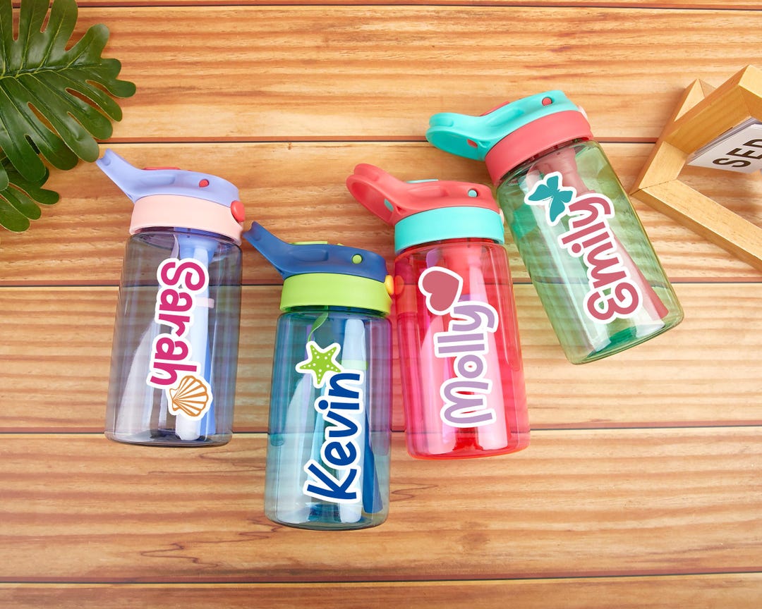 Personalized Kids Water Bottle: 16oz School Camp Cup - Etsy UK