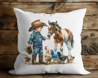 Farm PNG Sublimation Design Digital Download, PNG Instant Download, Shirt Designs Downloads, favorite color is blue, little boy farm png