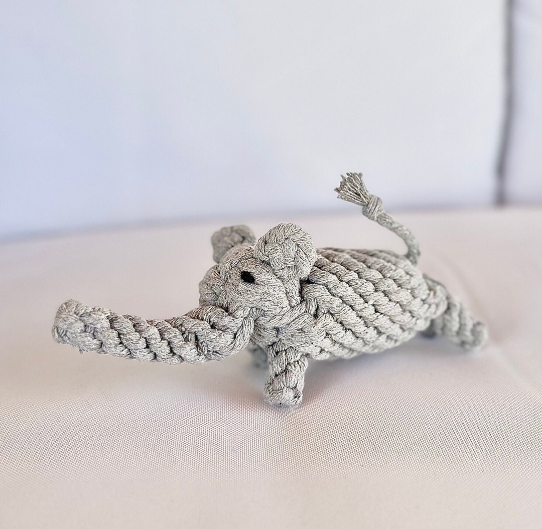 Rope Elephant Chew Toy - Etsy