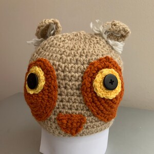 Crochet Great Horned Owl Hat