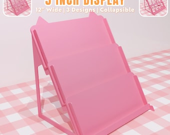 5 Inch [12 Inch Wide] Postcard/Sticker Sheet Display Stand