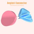 Angled Connector For Artist Alley Display Cube