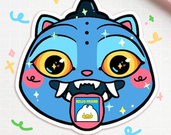 Adesivo Derpy inspirado no caçador de demônios Kpop
