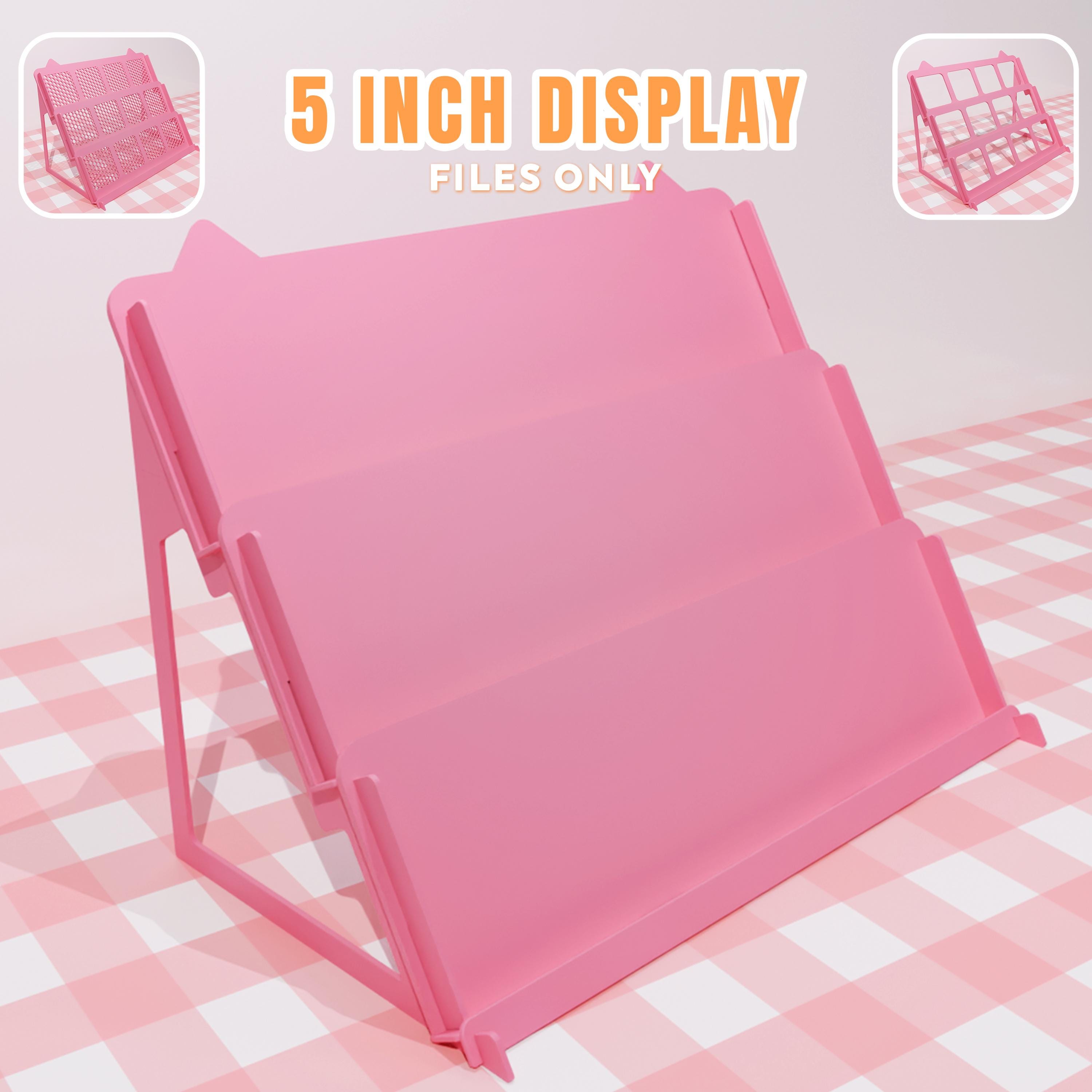 5 Inch Sticker Display Stand Tiered [FILES ONLY] - Etsy