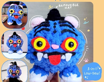 Crochet Derpy 3-in-1 Desk Buddy/Perching Pal/Headband Pattern (Advanced Beginner-Intermediate)