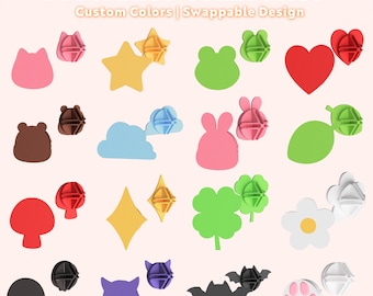 Swappable Decorative Connectors For Artist Alley Display Cube