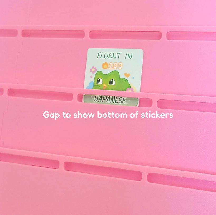 2.5 Inch Sticker Display Stand Tiered [FILES ONLY] - Etsy