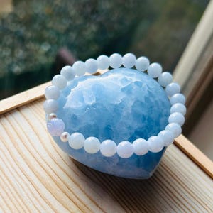 Jadeite Bracelet Jade Jewelry Gift for Her Untreated Lavender Pinkish Purple Translucent Type A Burmese Icy Jadeite 7.3mm Handmade in Canada