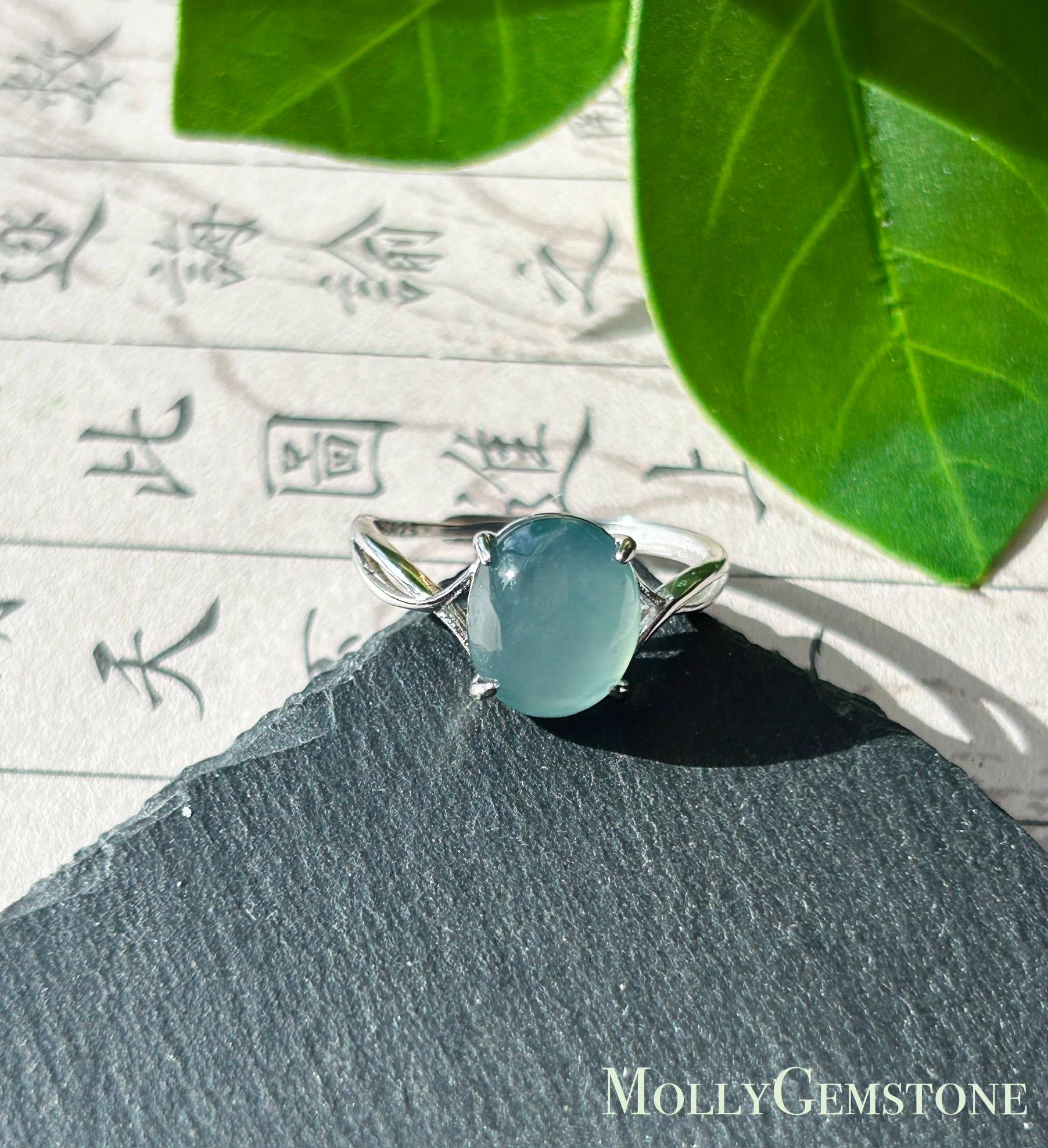 アイスブルージェダイト - Etsy 日本