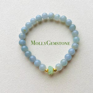 Jadeite Jade Beaded Bracelet Jewelry Authentic Untreated Icy Translucent Type A Burmese RARE Lavender Purple Yellow Floral 7mm Jadeite Gift