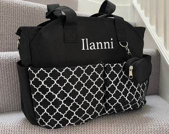 Personalised Clover Stroller Buggy Organiser Baby Bag