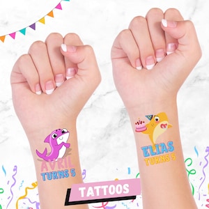 Shark Tattoos, Tiburón Tattoos, Shark Banner, Shark Birthday, Shark Party, Shark Party Supplies, Shark Party Favors, Shark, Tiburón