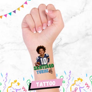 American football-tatoeages, voetbaltatoeages, voetbalverjaardag, voetbalfeest, voetbalfeestartikelen, gunst voetbal, voetbalcadeaus, voetbalcadeaus
