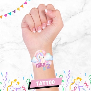Unicorn Tattoos, Unicornio Tattoos, Unicorn Birthday, Unicorn Party, Unicorn Party Supplies, Unicorn Party Favors, Unicorn Gifts, Rainbow