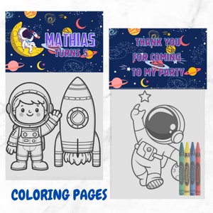 Astronaut Coloring, Astronaut Birthday, Astronaut Party Favor, Astronaut Coloring Book, Astronaut, Space Coloring, Space
