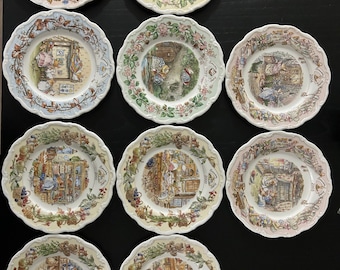 Royal Doulton Brambly Hedge "1996 - 2005" placa única