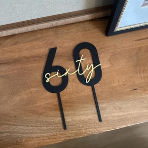 CAKE TOPPER - Birthday