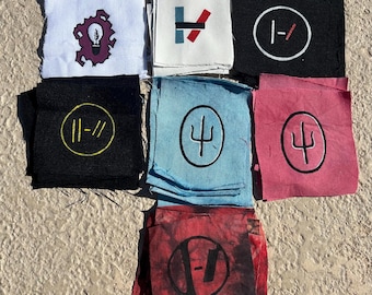 Twenty One Pilots Embroidered Patch - Sew On Or Iron On For Jackets, Bags, Denim