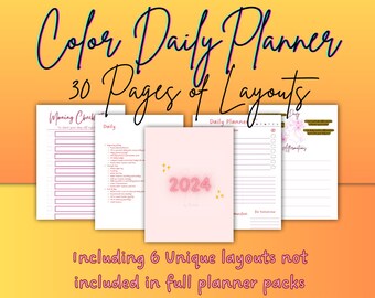 Pink & Wine Bliss: 30-Page Printable Daily Planner