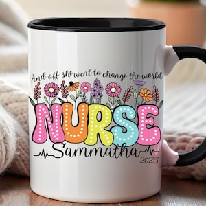 Registered Nurse Gift Coffee Mug: Custom Nurse Graduation Cup