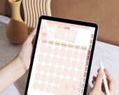 Digital Monthly Planner with Hyperlinks, iPad Monthly planner, Minimalist Planner, iPad Planner, GoodNotes Planner, Notability Planner